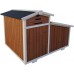  Fiveberry Magbean Solid Wood Chicken Coop Backyard Hen House 2-4 Chickens with Nesting Box  